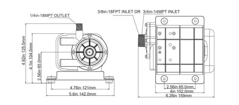 SEAFLO 115vAC Circulation Pump 250GPH