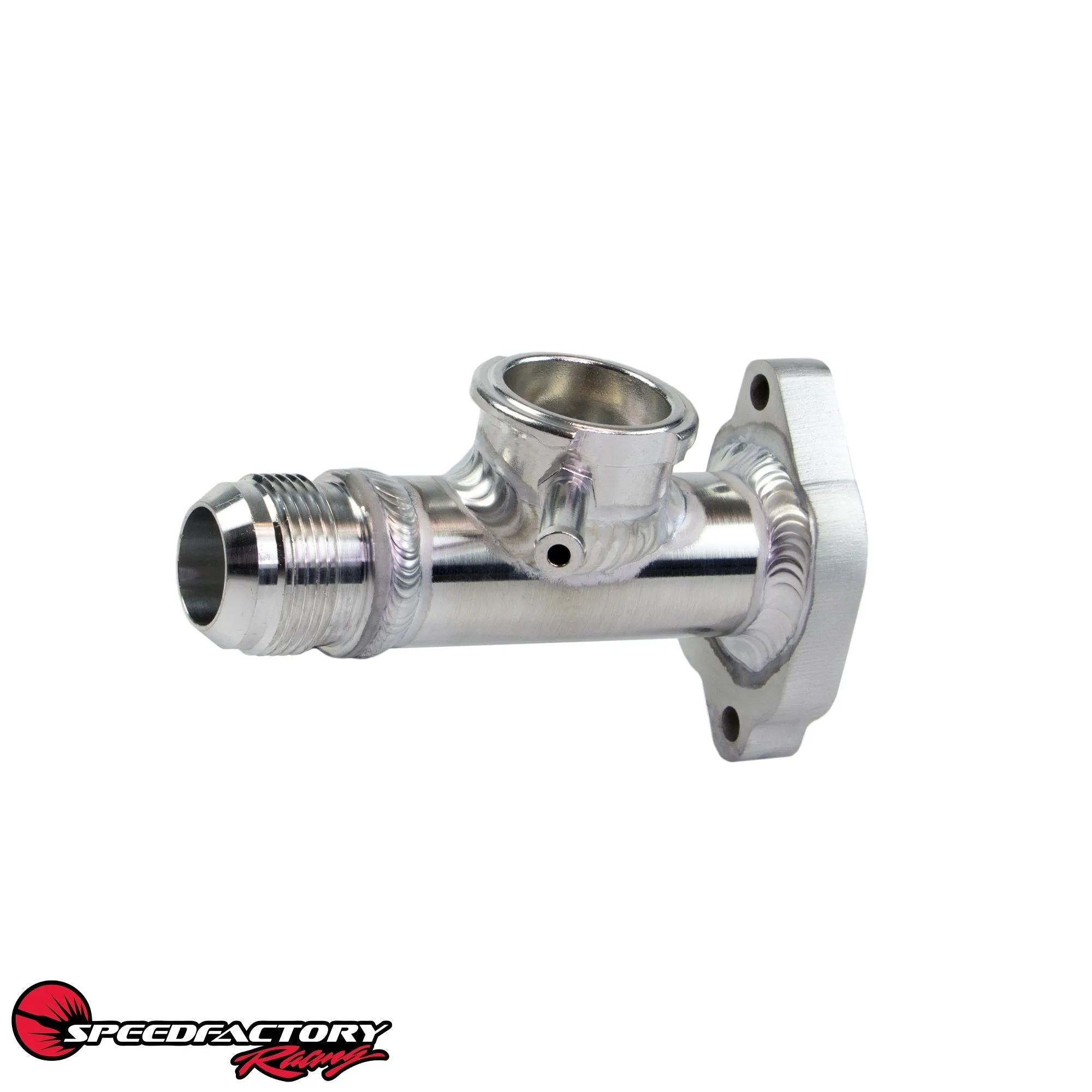 SpeedFactory Racing Honda/Acura LS/B20 Upper Coolant Fill Neck - 16AN - SF-06-0678