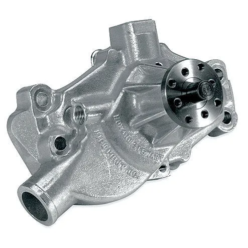 Stewart Stage 4 Short Design Water Pump - Adjustable - 3/4 in Pilot - Small Block Chevy