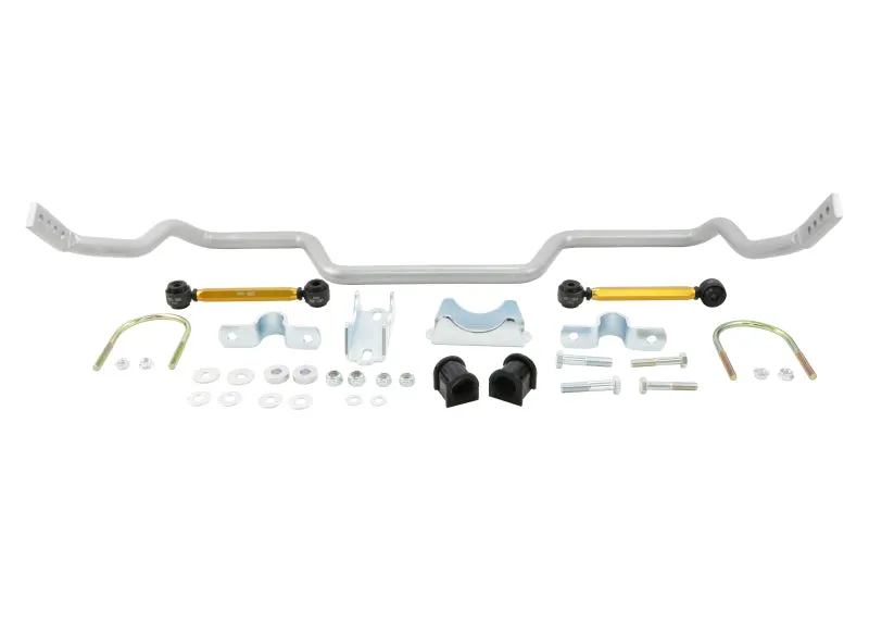 Whiteline Performance Heavy Duty Sway Bar Adjustable Rear 27 mm Diameter - Endlinks Included