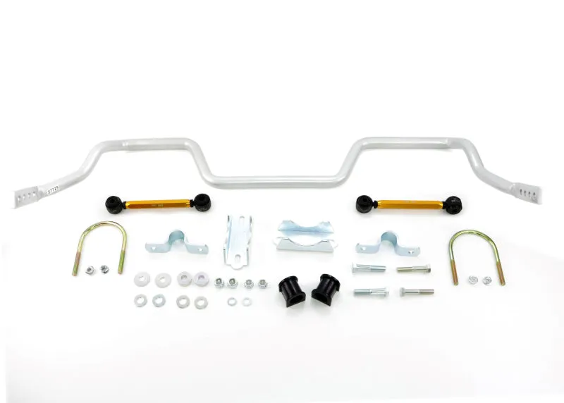 Whiteline Performance Heavy Duty Sway Bar Adjustable Rear 27 mm Diameter - Endlinks Included