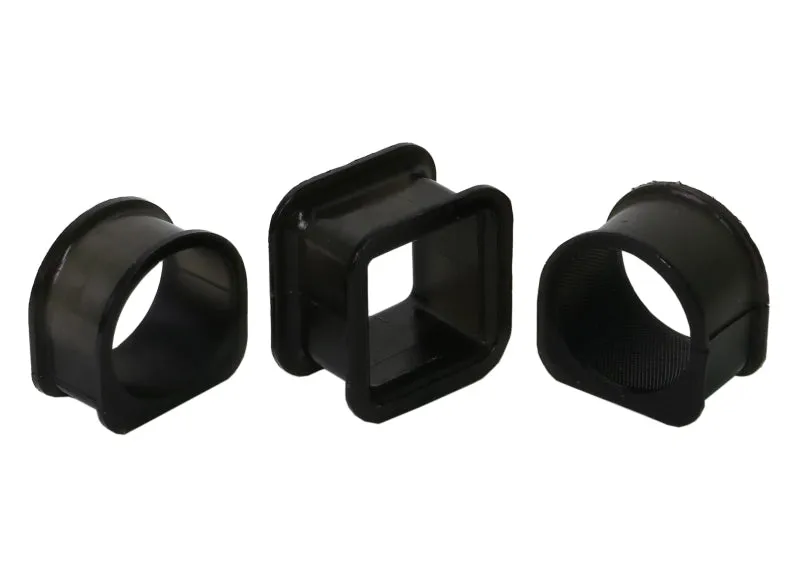 Whiteline Performance Polyurethane Rack and Pinion Bushing - Black - Various Subaru Applications 1990-2007