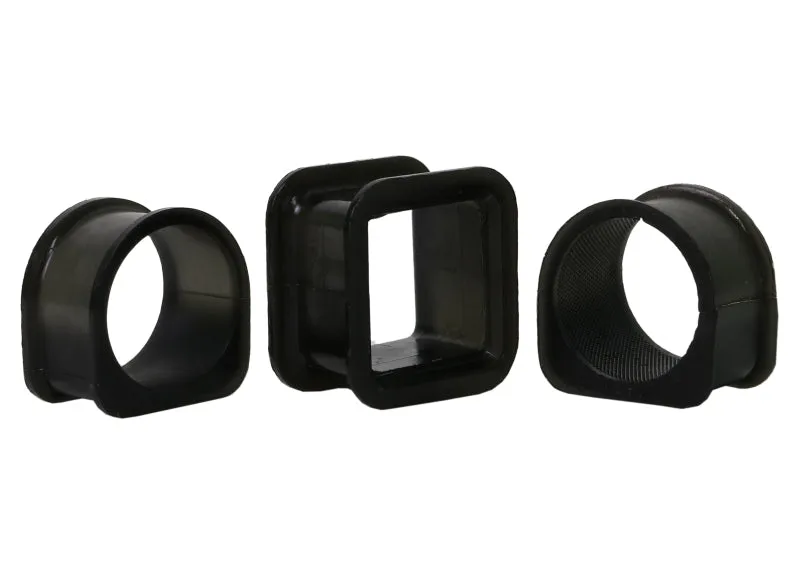 Whiteline Performance Polyurethane Rack and Pinion Bushing - Black - Various Subaru Applications 1990-2007
