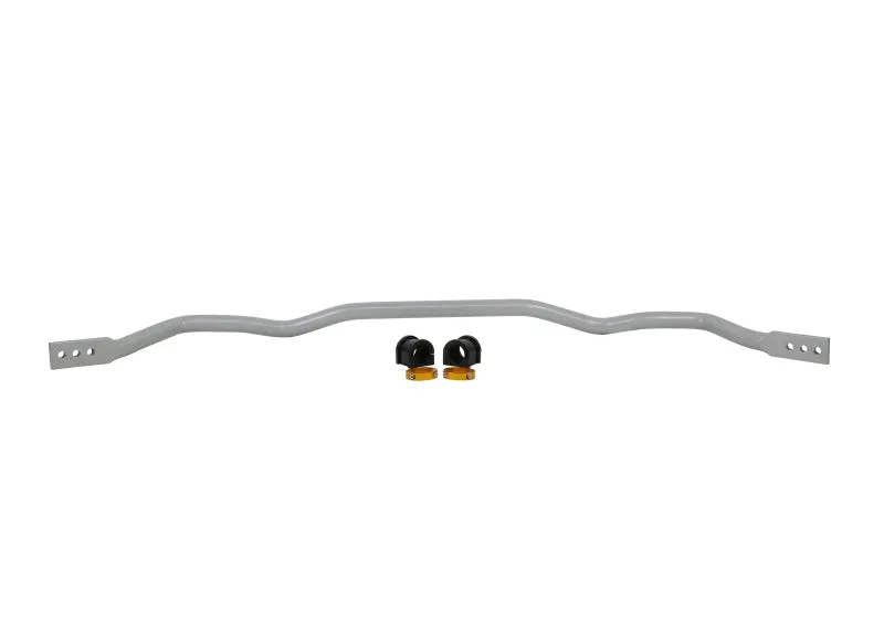 Whiteline Performance Sway Bar - 3 Point Adjustable - Rear - 27 mm Diameter - Steel - Silver Powder Coat