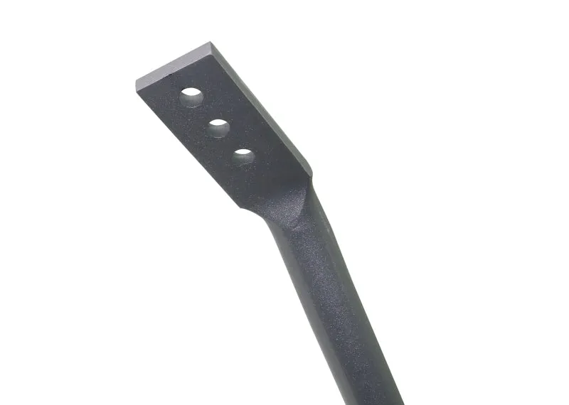 Whiteline Performance Sway Bar - 3 Point Adjustable - Rear - 27 mm Diameter - Steel - Silver Powder Coat